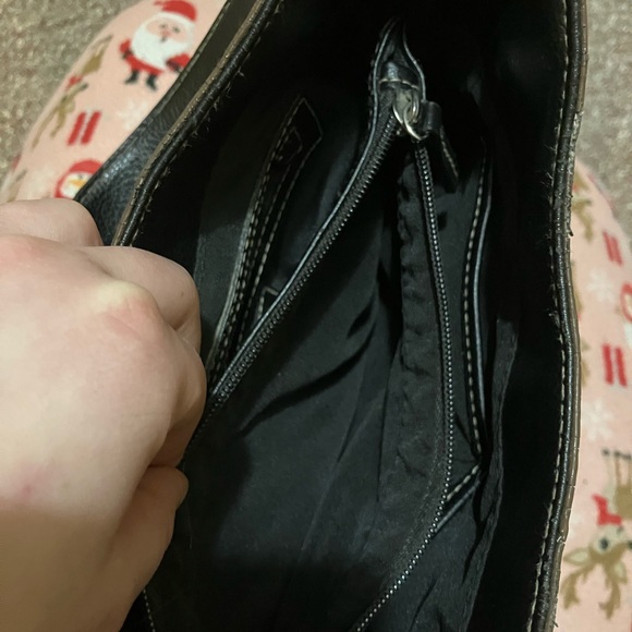 Worthington Black and Gold Patterned Shoulder Bag - Picture 7 of 7